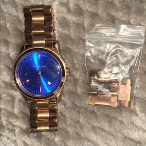 Blue face Michael Kors watch